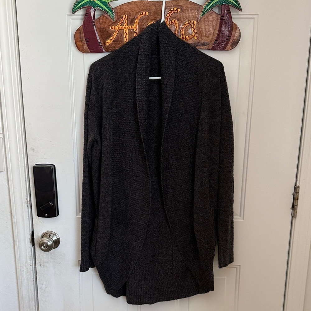 Barefoot Dreams Charcoal Cardigan